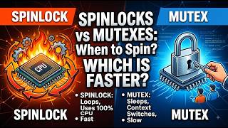 Why Spinlocks Are Destroying Your CPU Performance (Mutex vs. Spinlock Explained)