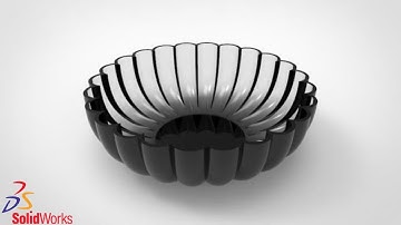 SolidWorks Tutorial # 16 How to model Glass Bowl ||SOLIDWORKS_EASY_DESIGN.