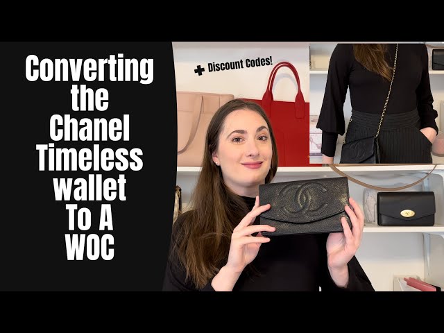 Converting The Vintage Timeless Chanel Wallet to a WOC