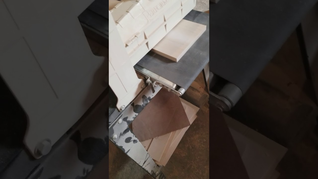 Performax 1632 drum sander shop Houston tx YouTube