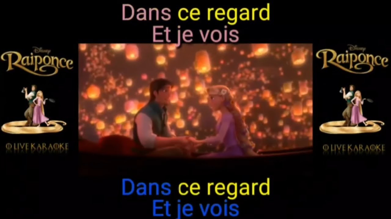 Je veux y croire Raiponce karaoké sans voix (avec voix guide) YouTube