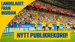 Häng med när vi slår PUBLIKREKORD! 👏 Landslaget från insidan från Friends Arena!