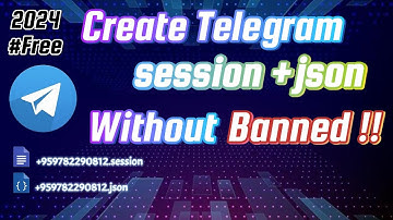 How to Create Telegram Session + JSON | Easy Tutorial for Beginners
