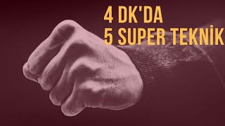 Kesi̇n İşi̇ni̇ze Yarayacak 5 Dövüş Tekni̇ği̇ Yalnizca 4 Dk.
