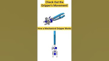 How a Mechanical Gripper Works #mechanism #mechanical #3ddesign #3d #anime