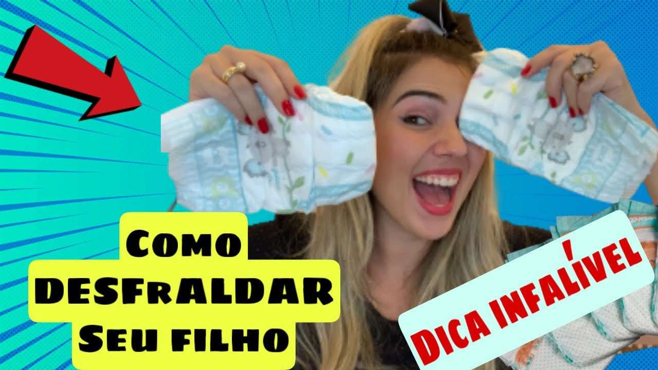 COMO DESFRALDAR SEU FILHO de 4 ANOS DICA infalível #rapido #dicas # ...