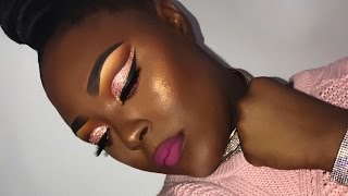 Party Pink Valentine Glitter Cut Crease | Briana Marie