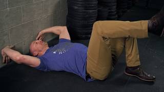 Wall Bug Pelvic Floor and Bracing Exercise
