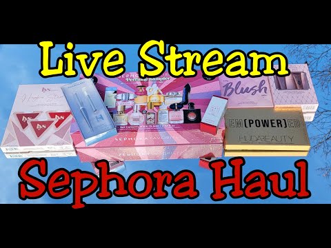 Live Stream: Sephora Haul - LYS, Hourglass, Violet Voss, Huda Beauty, Charlotte Tilbury + Swatches @bwitch17