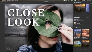 Close Look at TEMPLATES in Luminar AI