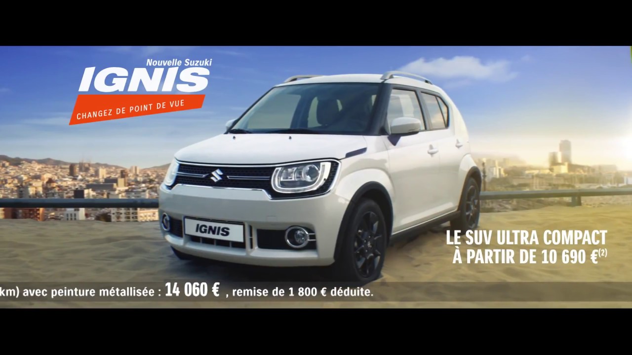 pub nouvelle suzuki ignis 2017 pub nouvelle suzuki ignis 2017