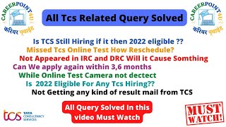 TCS Related Query Solved | Big Update From Tcs In 2022 | Off-Campus Related Queries answered
