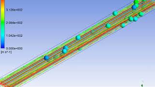 Flow inside the micro channel.