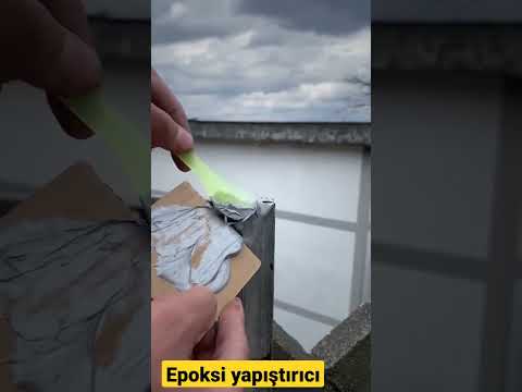 Video: Beton ve plastik için epoksi macun