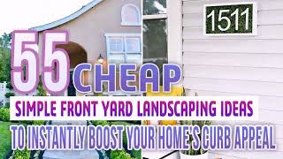 Diy Simple Front Yard Landscaping Ideas On A Budget