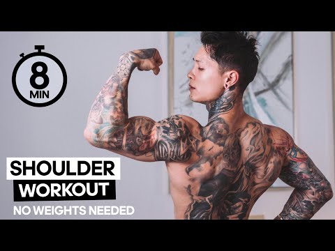 The BEST Calisthenics Workout From HOME For 3D DELTS (NO WEIGHTS) — CHRIS HERIA