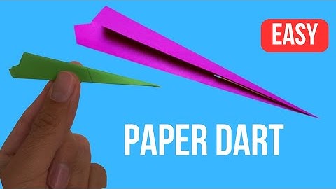 How to make a dart with sticky note! 🤔 How to Make a Sticky Note Dart (Origami Tutorial) 🎯 #origami