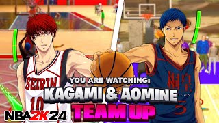 The Kagami And Aomine Build Team Up Is Unstoppable In NBA 2K24