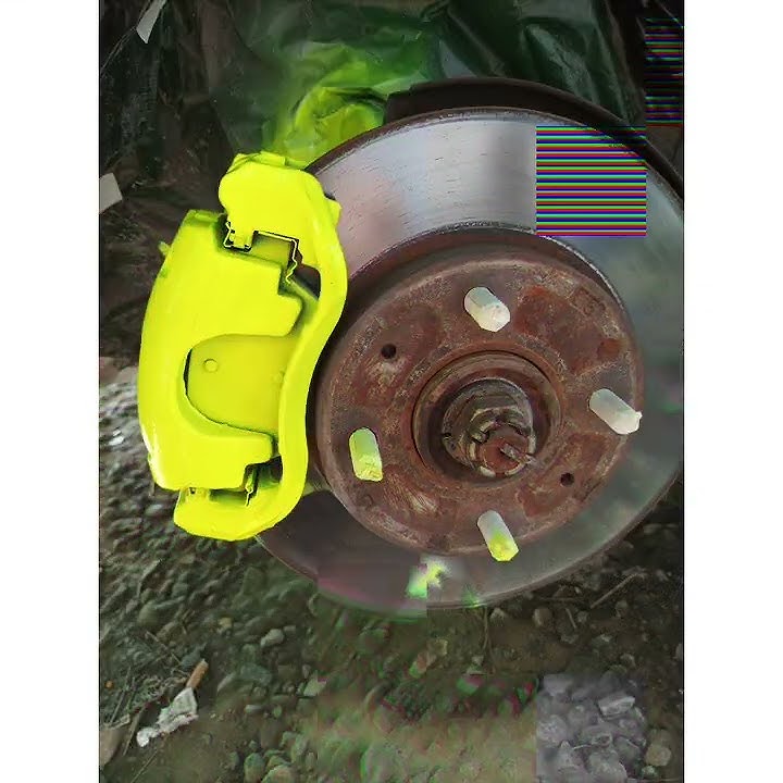 Fluorescent Yellow Samurai Paint - Caliper Car Brake