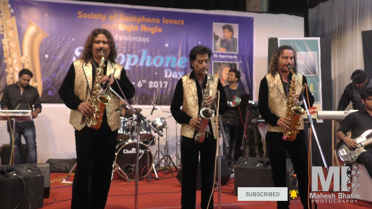 Yeh Duniya Usiki Instrumental I Manoj Ben  World Saxophone Day  International Shyam Brass Band