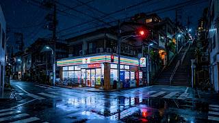 Midnight Rain Ambience 🌧️ Lofi Beats for Insomnia & Meditation
