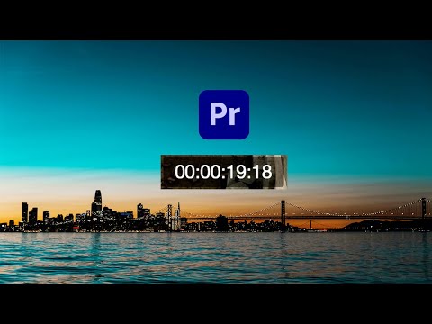 ⏱️ Add Timecode Overlay in Premiere Pro (Quick & Easy Guide)