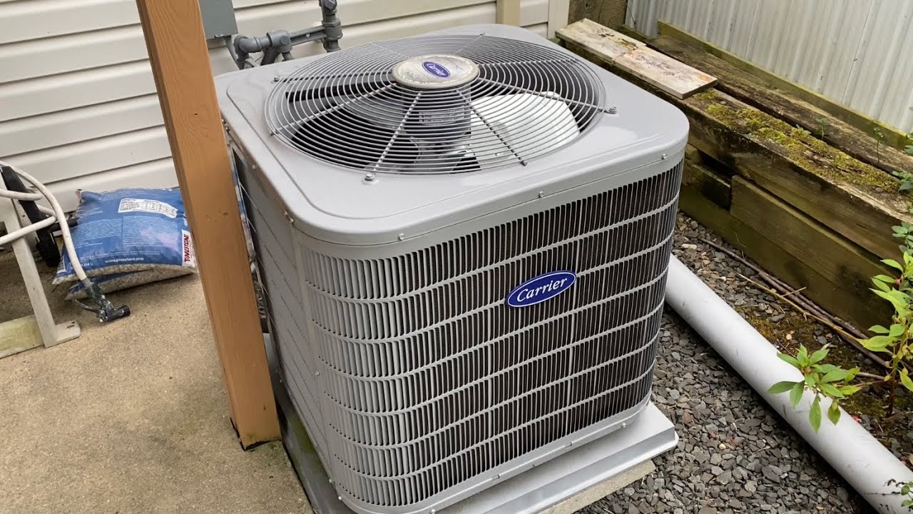 2020 Carrier Performance 16 air conditioner Startup & Run YouTube