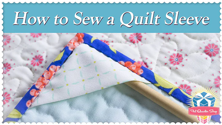 How to Sew a Quilt Sleeve! Featuring Sherri McConn...