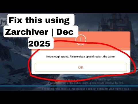 (WORKING) How to Fix ML Not Enough Space Please clean and restart the game using Zarchiver | MLBB PH
