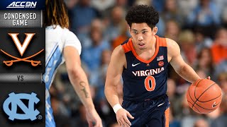 Virginia vs. North Carolina Condensed Game | 2019-20 ACC Men's Basketball