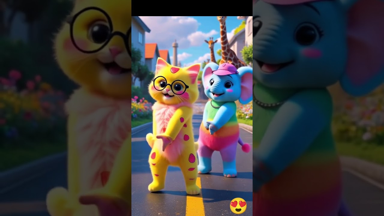 Rambo Cat Street Dance Party 🎉 Dudi Dudi Dum Dum 😻🐾 