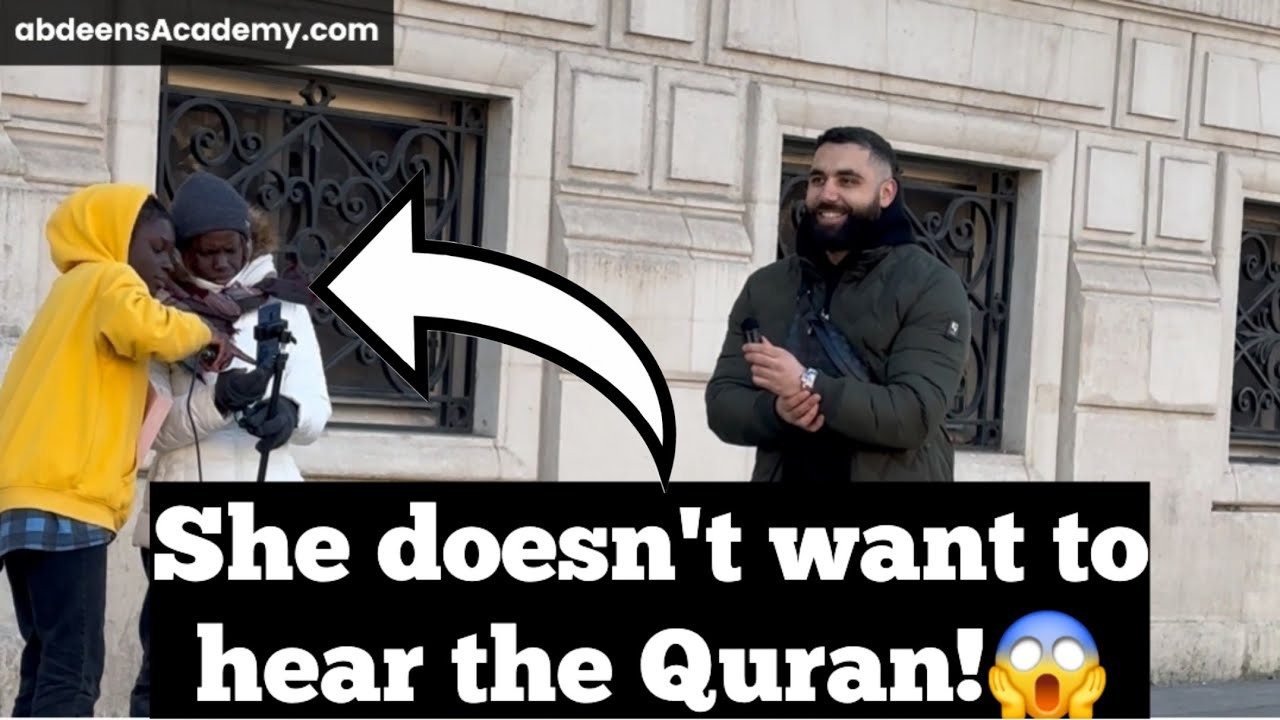 She couldn't handle the truth anymore after hearing the QURAN!😱