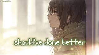 【Nightcore】 → To My Parents (Anna Clendening) lyrics