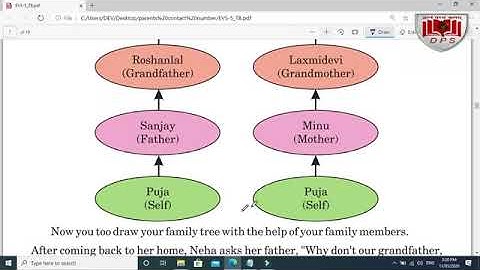 CLASS 5TH EVS CHAPTER 1 NCERT EXPLAINED IN HINDI RBSECBSE  UNDERSTANDING RELATIONS
