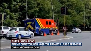 Multiple Fire Crews Called To Fire At Christchurch Hospital