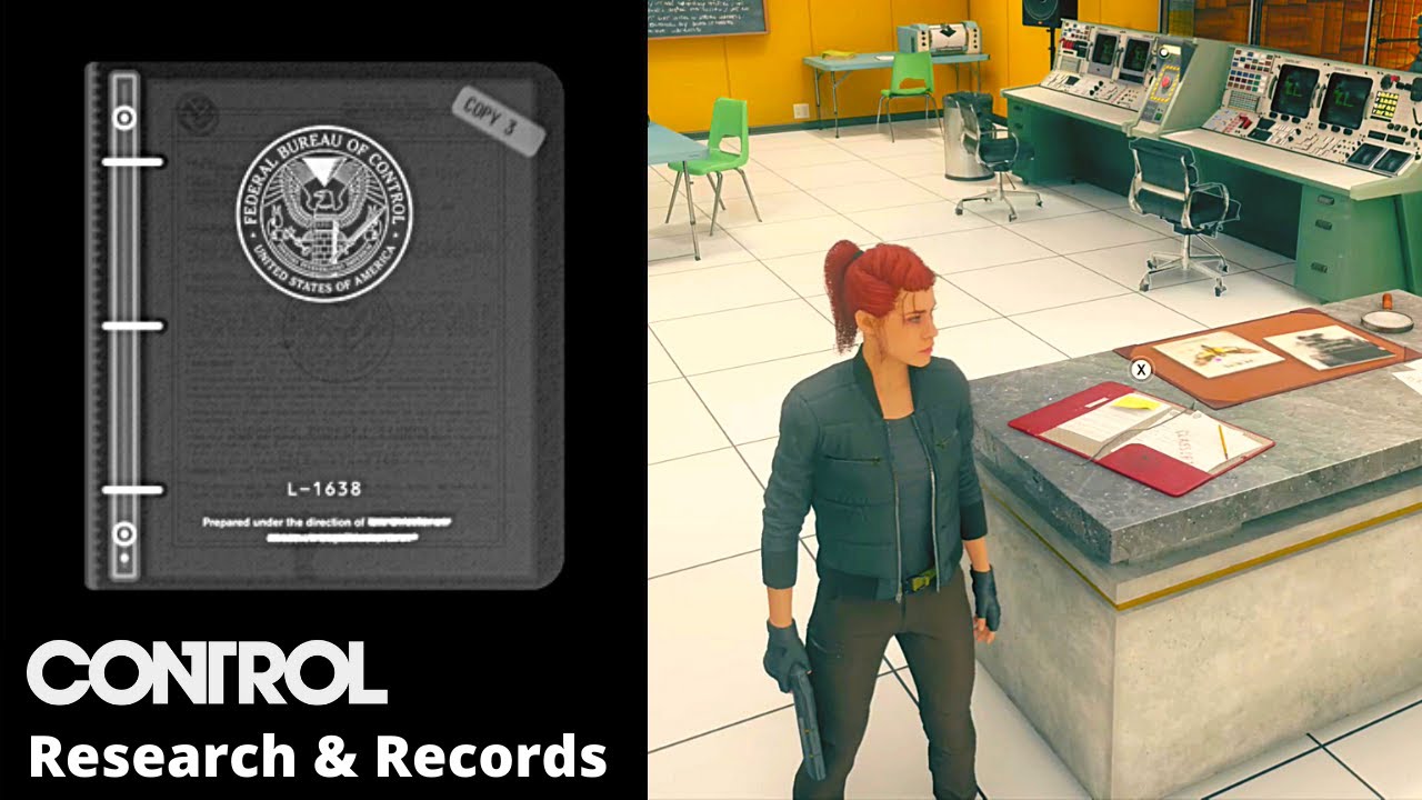 CONTROL - All collectibles guide (Research and Records)