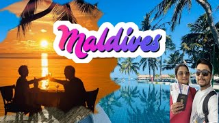 MALDIVES TRAVEL VLOG: India to Male Journey, Holiday Inn Resort Kandooma, Beach Villa | EP 01