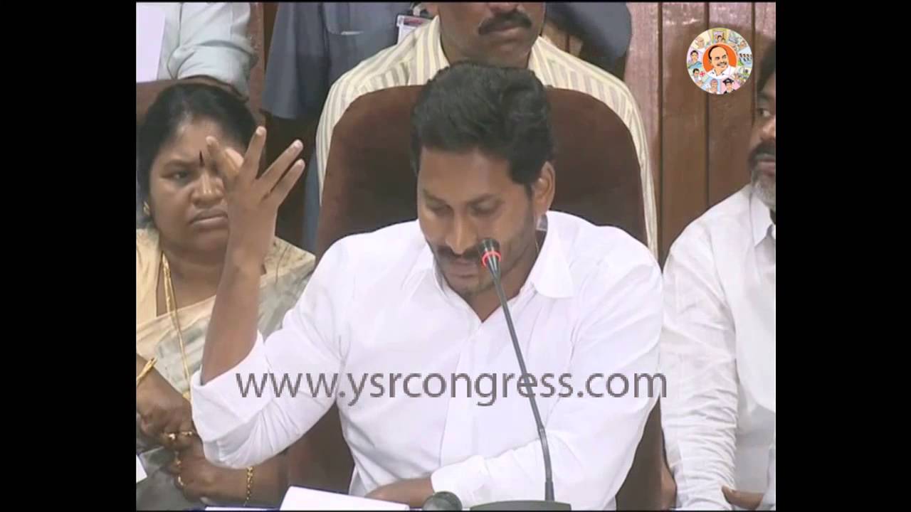 YS Jagan on Drought and Irrigation projects