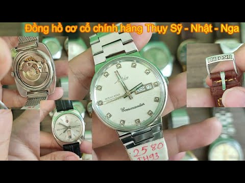 Video Phiên 11/9/2022 Lên sóng bst đồng hồ cổ Thụy Sỹ - Nhật... - youtube