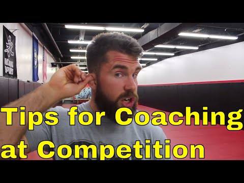 Simple Tips for Coaching at BJJ Competitions