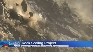 CDOT Will Be Doing Rock Scaling Along Highway 74 In Jefferson County