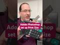 Adobe Photoshop Tips | set up Print Size #photoshop