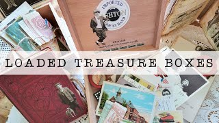 Vintage Journals and Treasure Boxes