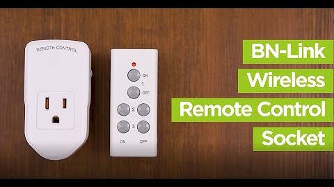 BN-LINK Wireless Remote Control Electrical Outlet Switch, 1 Remote + 1 Outlet