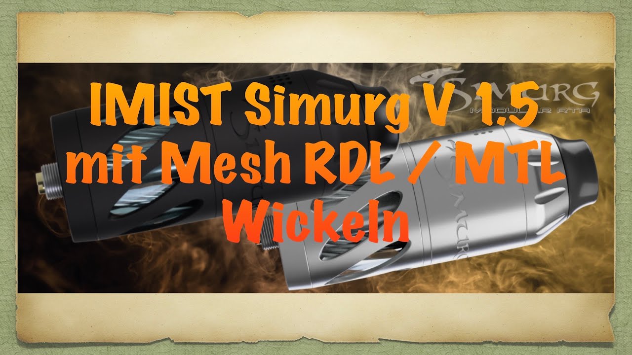 IMIST SIMURG V1.5 RDL/MTL mit Mesh wickeln