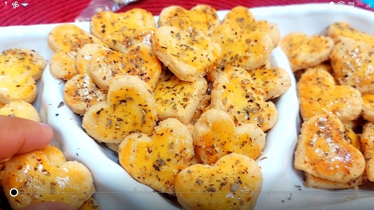 Desmancha na BOCA - Biscoito amanteigado dr parmesão com orégano