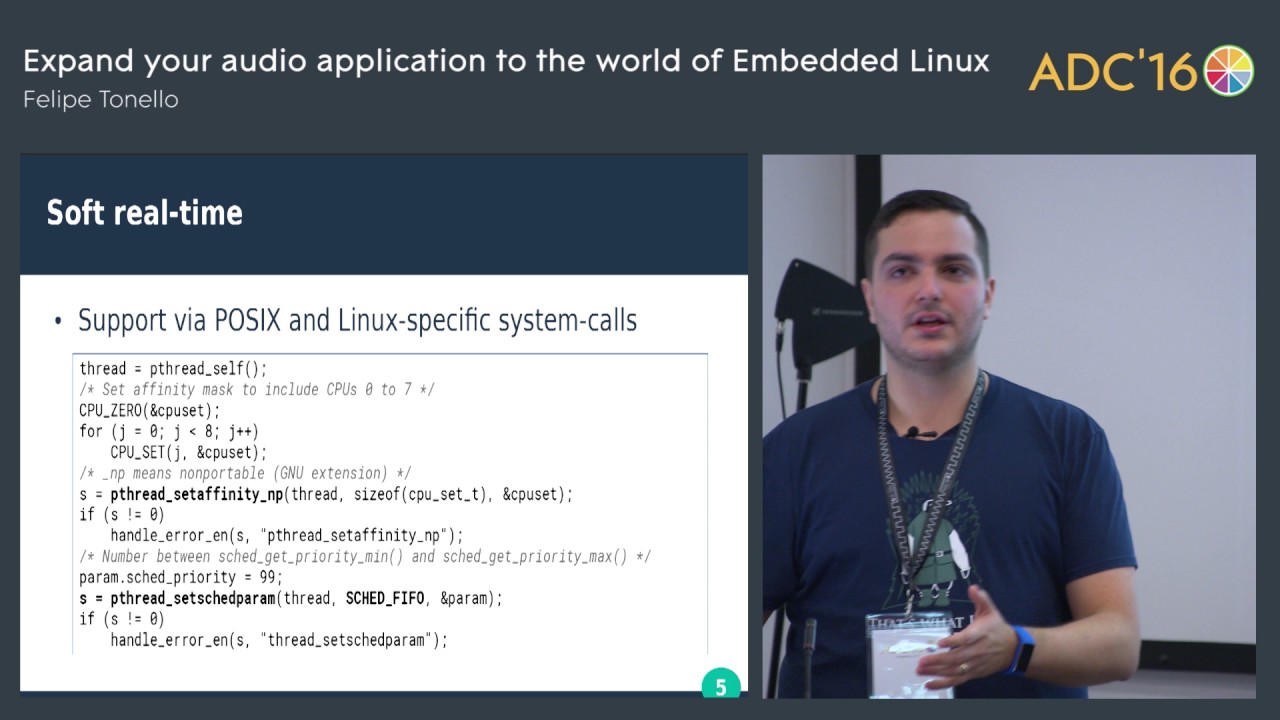 Audio applications on Embedded Linux, Felipe Tonello