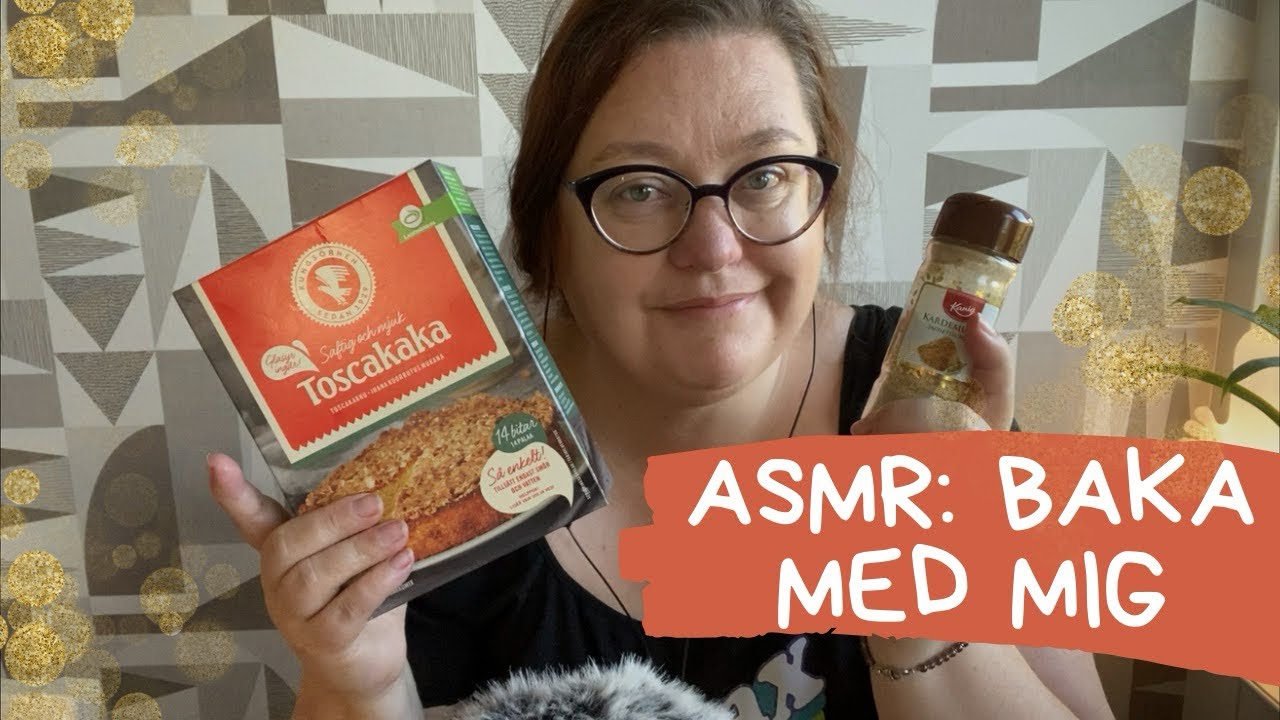 ASMR på svenska: Morgontrött men bakar en toscakaka - halvvägs 🧡