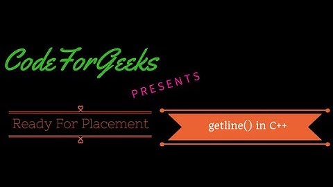 getline() in c++ | Reading User Input with getline() in C++