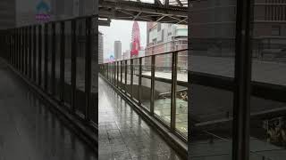 西園寺 ZAKIさんの登場するあの場所に寄り道しました。雨ですけど行けて良かったです。 #電車 #鉄道 #train #列車 #大阪駅 #西園寺 #ZAKI